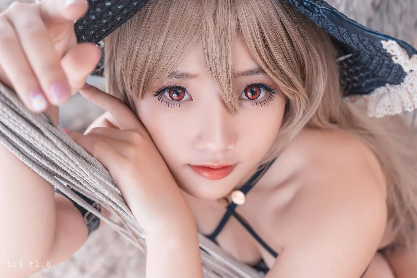Messie Huang – NO.03 Jean Bart swimsuit [20P]插图9